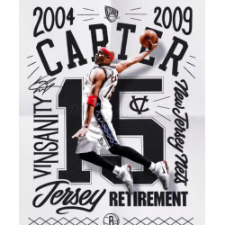 Dunk God Vince Carters tröja är pensionerad Dunk God Vince Carters tröja är pensionerad