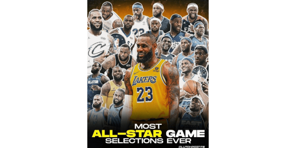 James valdes till All-Star för 20:e gången i sin karriär och satte ett NBA-rekord
