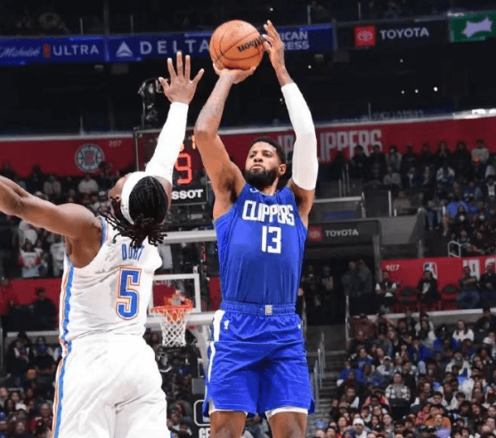 Clippers bröt ut och besegrade Thunder med 128-117